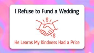 Refuse To Fund A Wedding